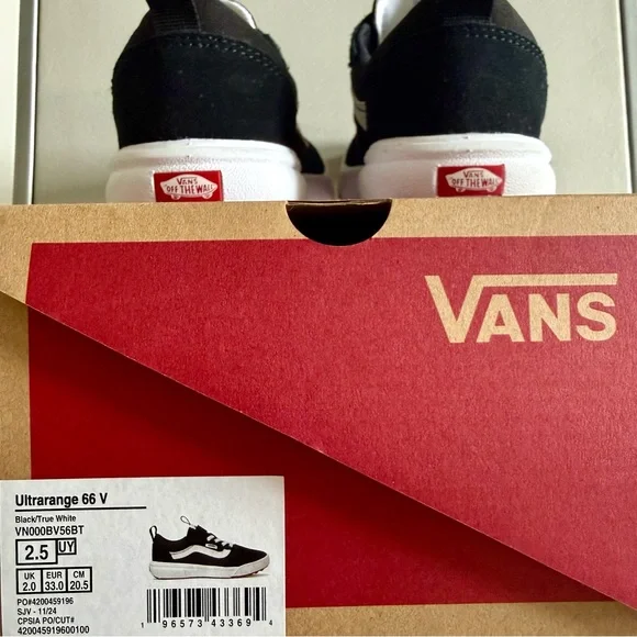VANS UltraRange V Shoe Multi-Terrain, Easy-On, Cushioning | Size 2.5Y | EUC - Picture 4 of 11